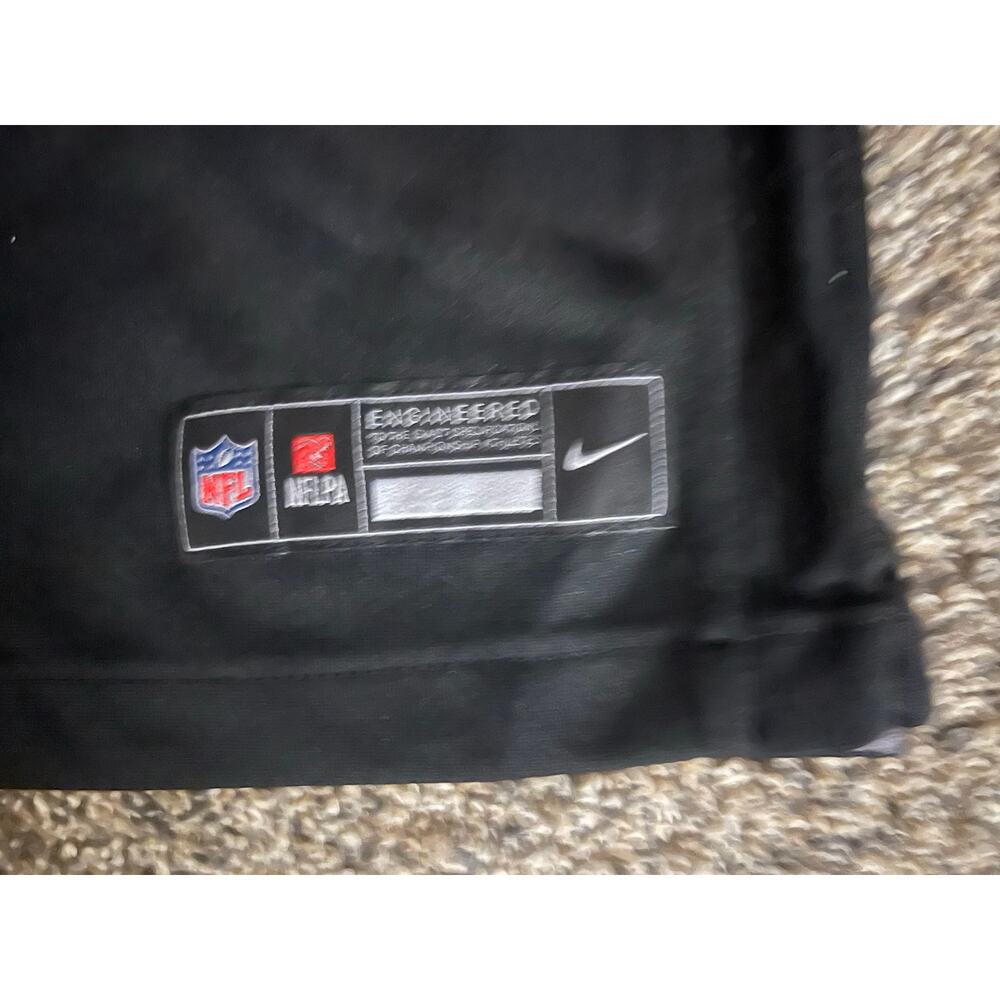 NFL Nike Engineered Wash. Commanders #5 Daniels Football Black Jersey YS (NWT) - Picture 4 of 7